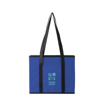 Organizador plegable con base de cartón con asas cortas y largas