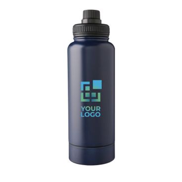 Botella de acero inoxidable con compartimiento debajo 1L