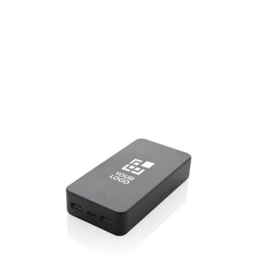 Batería externa ecológica de 20.000 mAh con 3 puertos de carga