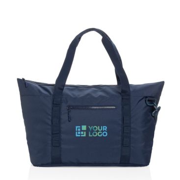 Bolsa térmica XL de RPET con dos asas y correa de hombro 30L