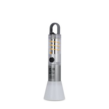 Linterna de aluminio reciclado de luz LED con función de zoom