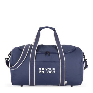 Bolsa de RPET para viaje o deporte con amplia apertura superior