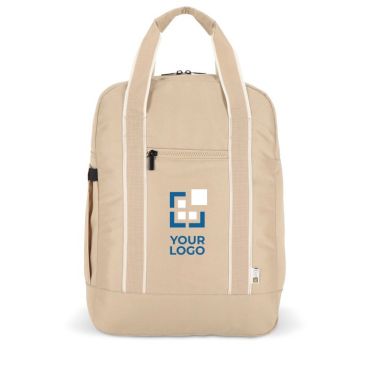 Mochila de RPET para portátil con funcionalidad de bolsa 15.6''