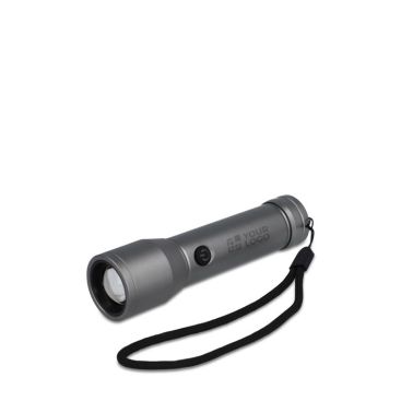 Linterna LED recargable de aluminio reciclado y resistente al agua