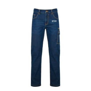 Pantalón laboral vaquero de algodón y poliéster 370 g/m2 Roly Raptor 