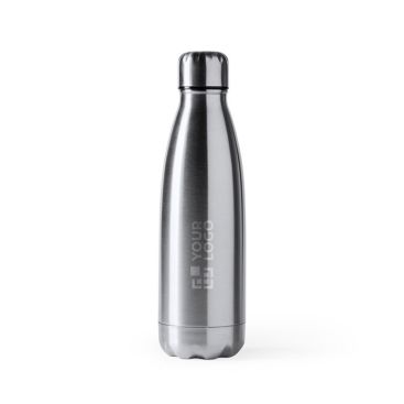 Botella de acero inoxidable con tapón antigoteo 700ml