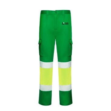 Pantalón laboral de alta visibilidad 250 g/m2 Roly Daily Stretch HV 