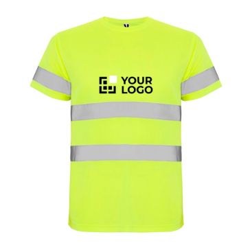 Camiseta técnica laboral de alta visibilidad 130 g/m2 Roly Delta 
