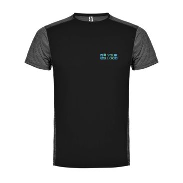 Camiseta técnica de manga corta en poliéster 135 g/m2 Roly Direct Zolder 