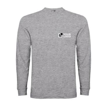Camiseta de manga larga en algodón y puños canalé 165 g/m2 Roly Direct Pointer 