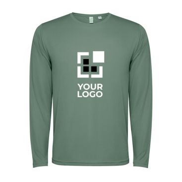 Camiseta técnica de manga larga en poliéster 125 g/m2 Roly Direct Estoril L/S 