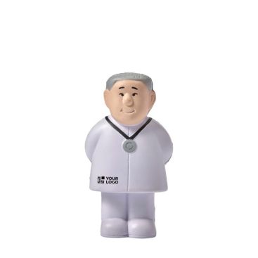 Antiestrés de espuma PU en forma de Doctor para personalizar