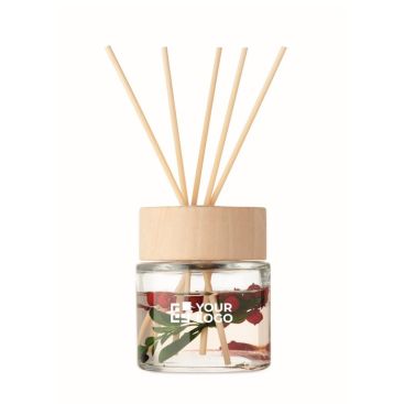 Difusor de 6 varillas con olor a vainilla y flores de decoración