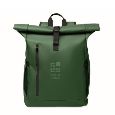 Mochila de cierre roll-top para portátil con correa para trolley 15''