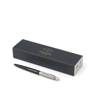Bolígrafo de acero inoxidable Parker Jotter Core tinta azul