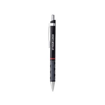 Bolígrafo rotring de plástico con antideslizante de goma tinta azul