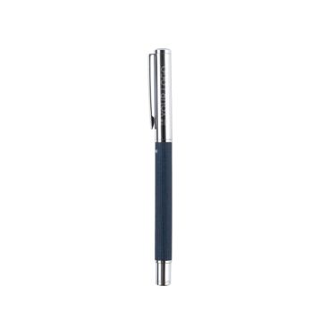 Bolígrafo roller de latón y RPET personalizable tinta azul