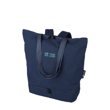Mochila multiusos de polialgodón reciclado con varias asas y correas