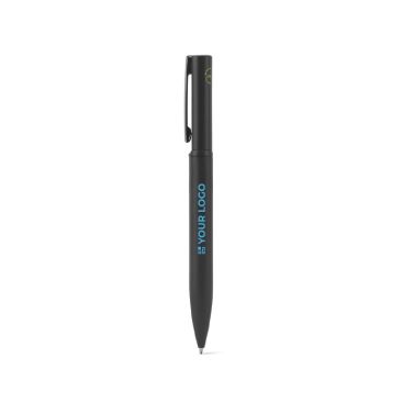 Bolígrafo de metal 60% reciclado elegante con clip y tinta azul