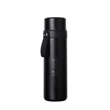 Termo en acero inoxidable reciclado con asa de transporte 750ml