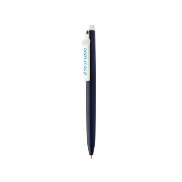 Bolígrafo de plástico reciclado con tinta ultradeslizante escritura azul