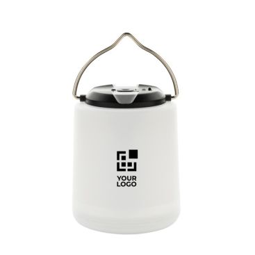 Lámpara portátil en plástico eco con tres modos de iluminación LED