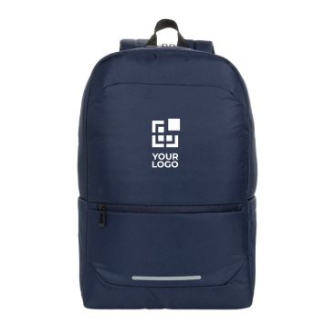 Mochila en poliéster reciclado con diseño business y bolsillos 15.6''