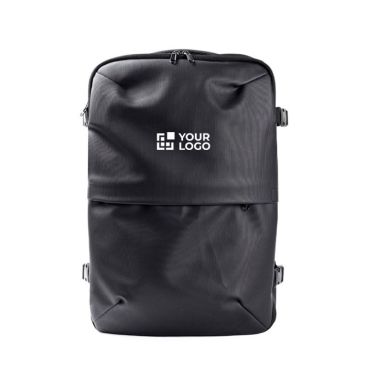 Mochila de cuero sintético para viajes con función expandible 30L