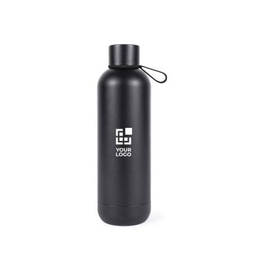 Botella térmica de acero inoxidable con vaso en la base