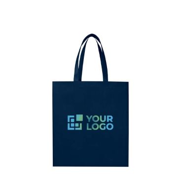 Bolsa para la compra non woven reciclada y duradera con fuelle vista principal