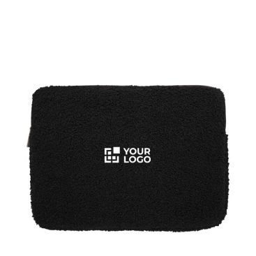 Funda para portátil de sherpa reciclada con bolsillos interiores 13''