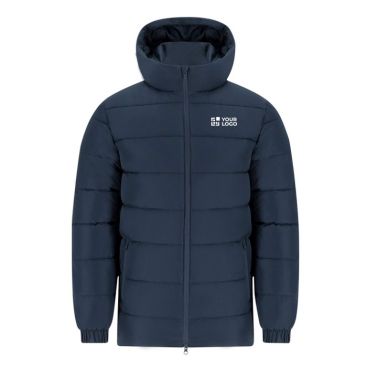 Parka de poliéster acolchada resistente al viento y al agua MKT Eren 