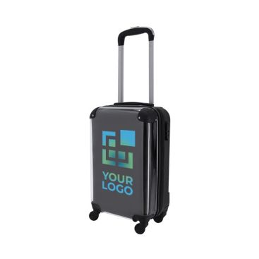 Trolley personalizable con protector frontal de plástico para insertar diseño