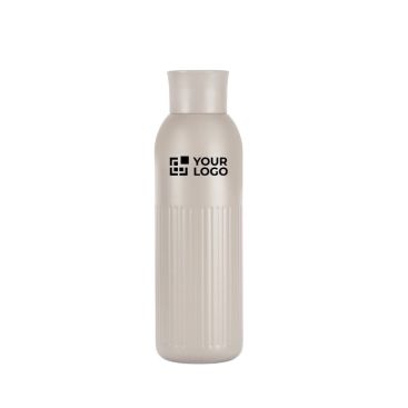 Botella térmica de acero reciclado con un tapón de presión 500ml