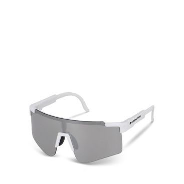 Gafas deportivas de alto rendimiento de colores con lentes plateados