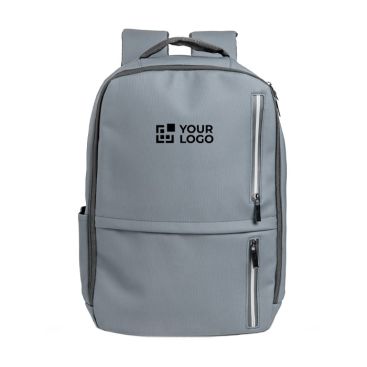 Mochila soft con detalles reflectantes y asa para trolley 15.6''