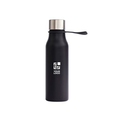 Botella termo de acero inoxidable con tapa antigoteo y asa 450ml