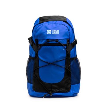 Mochila deportiva de nylon con bolsillos laterales de rejilla
