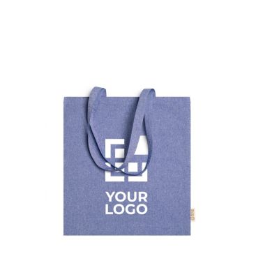 Bolsa de algodón reciclado para la compra con asas 120 g/m2