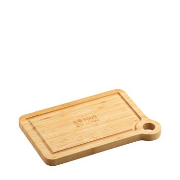 Tabla de cortar de bambú con asa en la esquina para servir Tabla de cortar de bambú con asa en la esquina para servir