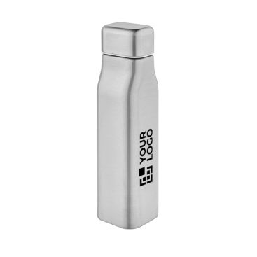Botella de acero reciclado hermética con estilo industrial 1L