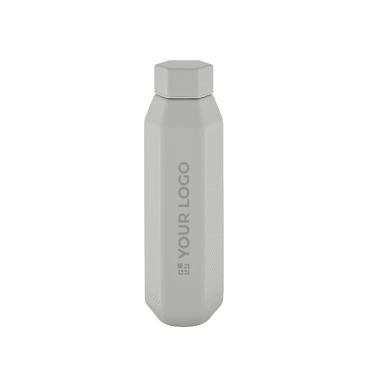 Botella hexagonal de acero inoxidable reciclado antifugas 500ml