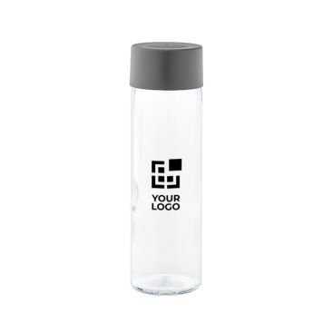 Botella de vidrio fabricada en Europa con tapa antifugas 800ml