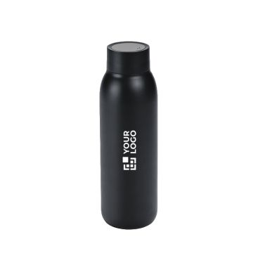Botella de acero reciclado con carga inalámbrica y antifugas 610ml