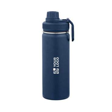 Botella térmica de acero inoxidable reciclado con tapa doble 500ml