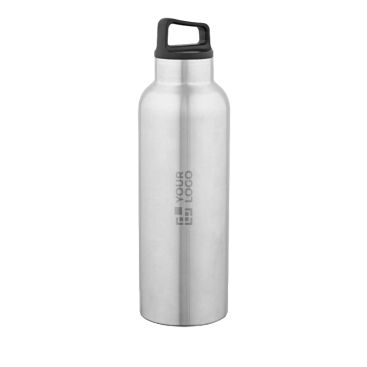 Botella térmica de acero inoxidable reciclado con asa de transporte 2L