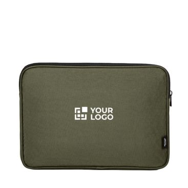 Funda de nylon reciclado portátil resistente e impermeable 15,6''
