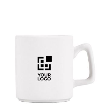Taza de cerámica con superficie lisa y acabado mate 260ml