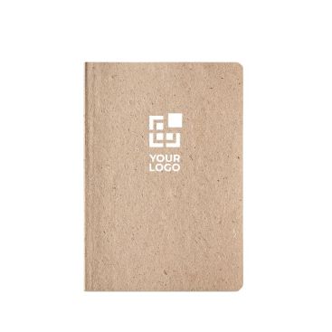 Libreta con cubierta flexible de caña de azúcar A5 hojas a puntos