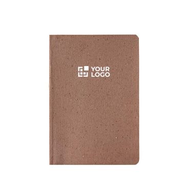Libreta con portada flexible de residuos de café A5 hojas a puntos